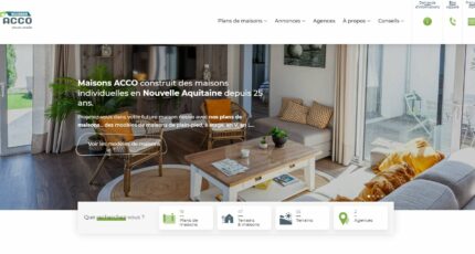 Home site Maisons Acco