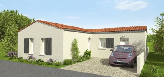 Plan de maison Surface terrain 91 m2 - 5 pièces - 3  chambres -  sans garage 