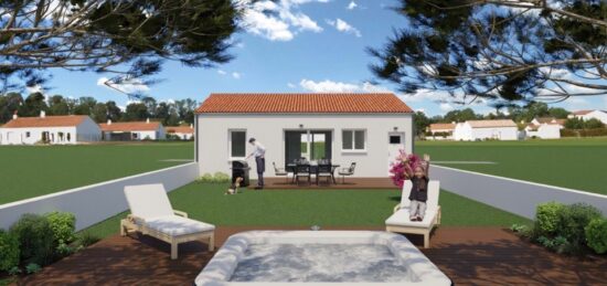 Maison neuve à Tesson, Nouvelle-Aquitaine