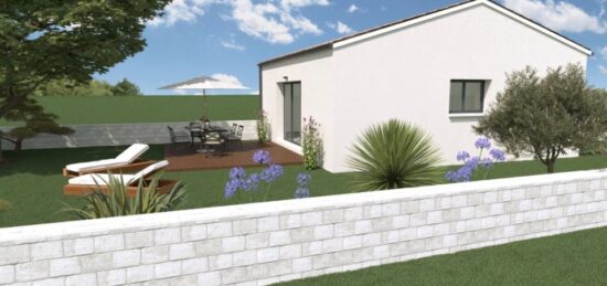 Maison neuve à Ballon, Nouvelle-Aquitaine