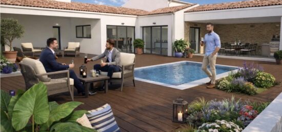 Maison neuve à Bourgneuf, Nouvelle-Aquitaine