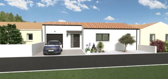 Maison neuve à Ballon, Nouvelle-Aquitaine
