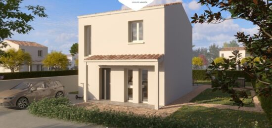 Plan de maison Surface terrain 65 m2 - 3 pièces - 2  chambres -  sans garage 