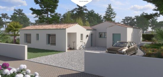 Plan de maison Surface terrain 144 m2 - 5 pièces - 4  chambres -  avec garage 