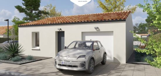 Maison neuve à Saint-Georges-du-Bois, Nouvelle-Aquitaine